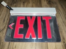 Exit Sign Used And Untested After Uninstallation **Sold As Is**