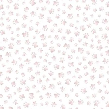 Whiskers & Paws By Maywood Studio - Pink Paw Prints  #10420-P