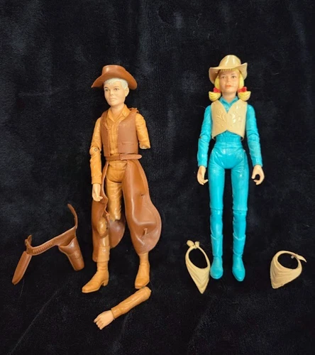 Vintage Jay and Josie West Action Figure 8.75in by Marx