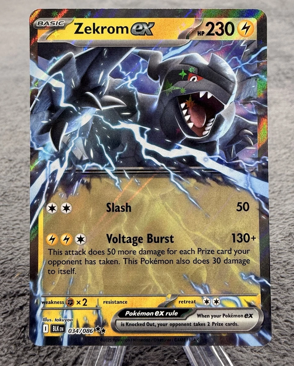 Zekrom Ex Pokémon TCG Cards for sale | eBay