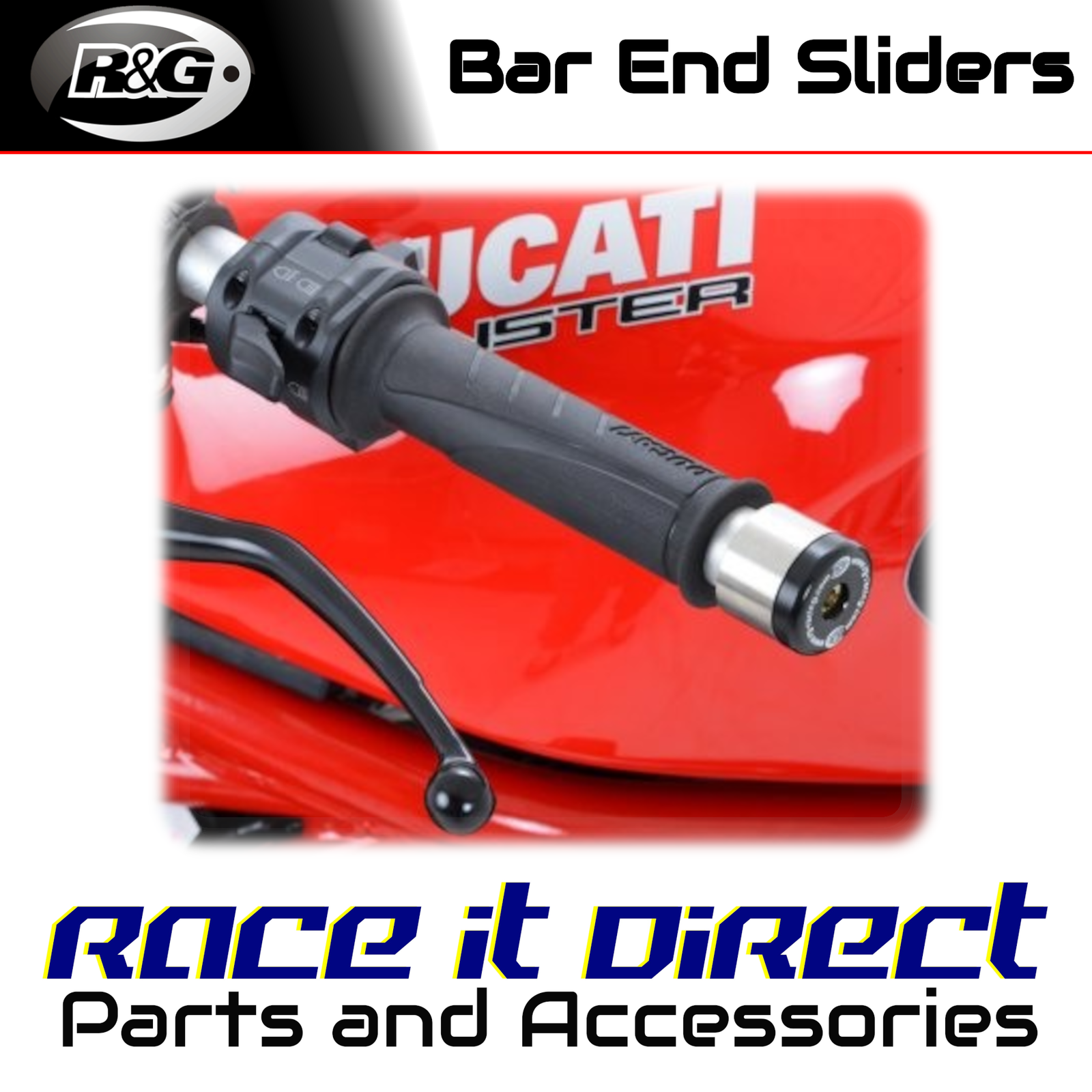 Bar End Sliders for KTM 950 Supermoto All Years LSL Bars R&G