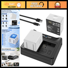 2Pack 5800mAh Rechargeable Lithium Batteries  Charger for Arlo Pro Cameras, PD