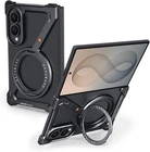 Snap Metal Z Shape Magnetic 360 Stand Bumper Case For Samsung Galaxy Z Fold 8