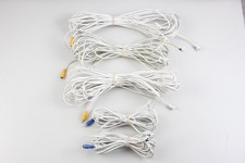 5 Bose Speaker Wires RCA to AC-2 for Lifestyle Jewel Double Cube Speakers White