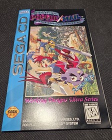 Popful Mail (Sega CD, 1995) CIB w/Manual, Registration, Foam