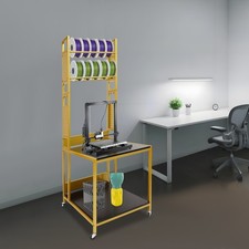 3D Printer Stand Heavy Duty Mobile Printer Table with Wheels for Studio Office