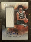 2023-24 Panini Origins  RPA  Andre Jackson Jr. RC Rookie  Patch Auto RJA-AJJ