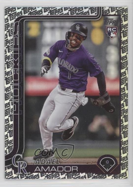 2025 Topps Series 1 Topps Foil Pattern Adael Amador #191 1gm6