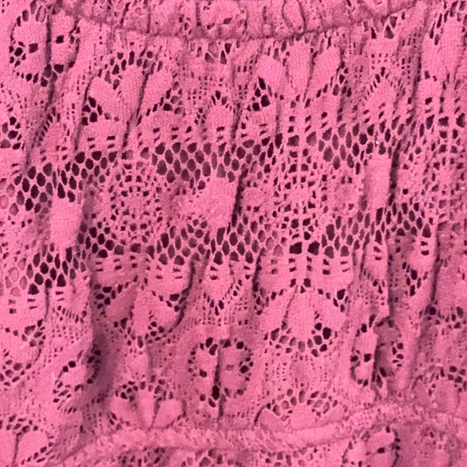 Top Babydoll Lizwear para mujer con superposición de encaje manga L caprichoso, hada grunge Foto 2 de 4