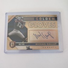 2020 Panini Gold Standard - Golden Gloves Autographs Michael Gallup #/99 (AU)