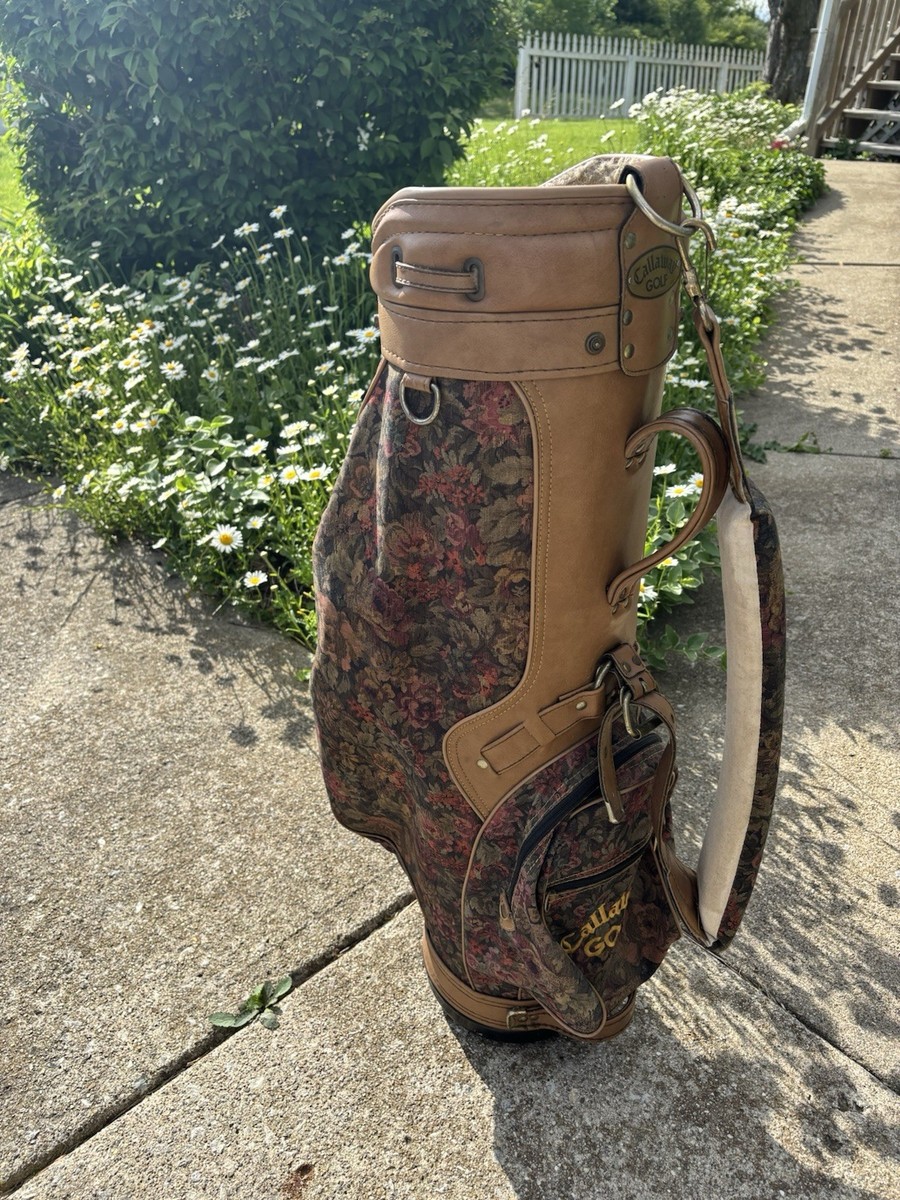 Vintage Callaway Women's Floral Pattern Golf Bag W/ Clip On
