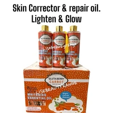 GLUTA BERRY CARROT Correcting oil 6 In 1 Whitening Glowing Oil Spf 45.SHIPS FAST
