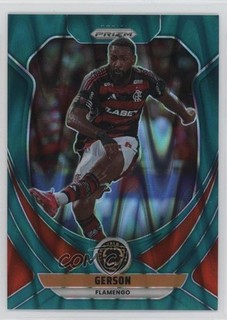2025 Panini Prizm FIFA Club World Cup Teal Seismic Prizm 26/49 Gerson #105