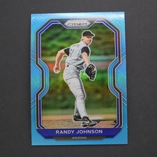2021 Panini Prizm - Tier II Randy Johnson #141 Carolina Blue Prizm HOF