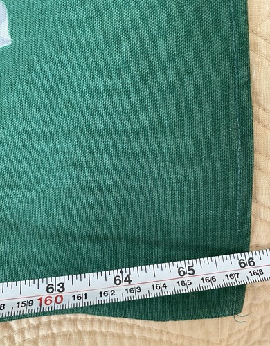 Vintage 1950’s Wilendur Dogwood Green Cotton Tablecloth Rectangle 54” X 66” EUC - Picture 7 of 9