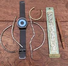 Lot of Junk Drawer Lot Of Misc. Vintage band watch parts # AC1