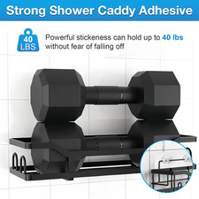 Upgraded Shower Caddy Adhesive Replacement,Strong Adhesive Hooks for Shower C...