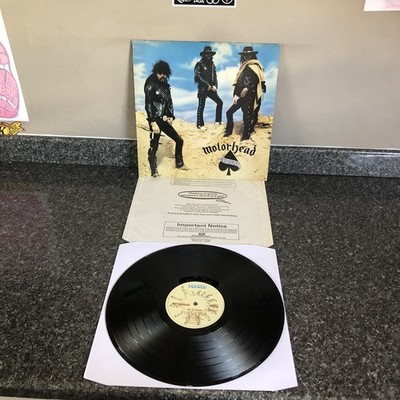 LP VINYL MOTORHEAD ALBUM ACE OF SPADES 1980 EMI 1ST UK PRESS BRONZE 531 EX/EX