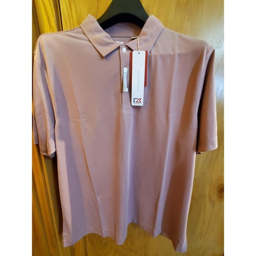 Cutter and Buck Men's DryTec Golf Polo Shirt Collared Moisture Wicking. SIZE 1XB