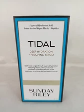 NIB Sunday Riley Tidal Deep Hydration Plumping Serum 1oz