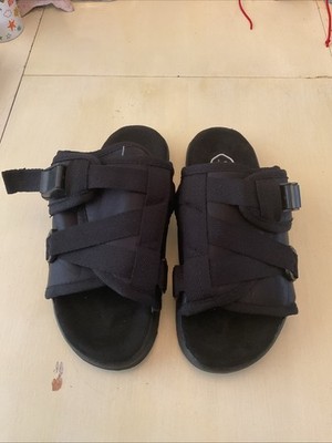 Visvim FREE INTERNATIONAL LABORATORY CUBISM Mens Black Sandals