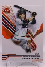Corbin Carroll 2024 Topps Pristine - #18 Orange Refractor /25