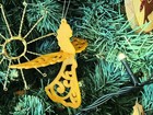 4 Pcs Angel Christmas Decorations – Elegant Plastic Angel Xmas Ornaments