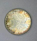 1886 Morgan Silver Dollar $1 Circulated Toned 90% Silver US Coin