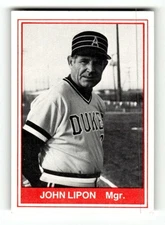 1982 TCMA Alexandria Dukes 21 John Lipon MGR BXCP10