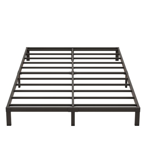9 Inch Low Queen Bed Frame Heavy Duty Metal Platform, No Box Spring Needed, E...