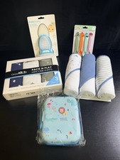 Baby Care Bundle FridaBaby FlakeFixer Crib Sheets Bath Towels Flatware Kit