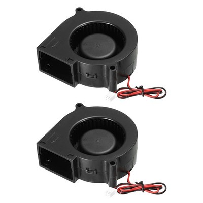 DC Brushless Fan Cooling Blower Fan Cooler 7530 75x75x30mm DC12V 0.2A 2pcs