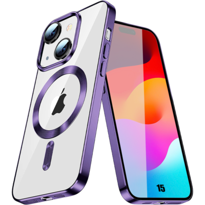 Coque IPhone Magnétique En Silicone - Compatible 12 à 16 Pro Max - Antichoc & Charge Sans Fil