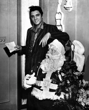 8x10 Print Elvis Presley in an Unguarded Candid Moment #134