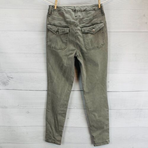 Mossimo Denim Womens High Rise Jegging Super Stretch Gray Button Fly Size 2 / 28 - Picture 6 of 9