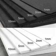 1~10mm EVA Foam Sheets Grey White Black Sponge Paper DIY Craft