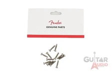 Genuine Fender CHROME Guitar Pickup/Switch Mounting Screws - Package of 12