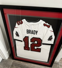 TOM BRADY Signed Tampa Bay Buccaneers Stitched Jersey RARE Silver Ink FANATICS
