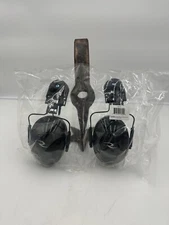 RADIANS CMT26 Black Cap Mount Earmuffs for Full Brim Hat NRR-26dB NEW OEM