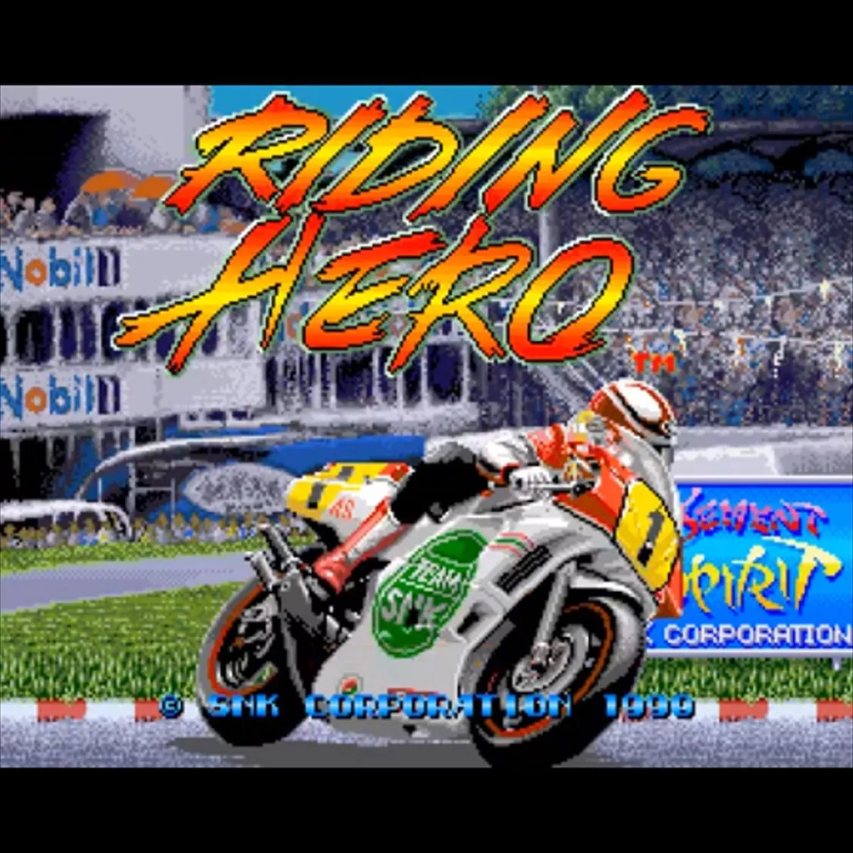 Used Riding Hero Arcade Game Cartridge Type SNK NEOGEO JAMMA Bike Race