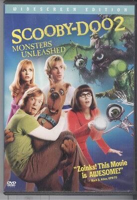 Scooby-Doo 2 Monsters Unleashed (2004) R1 DVD Animation Movie Freddie Prinze Jr