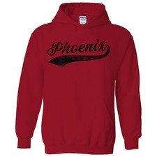 Phoenix Baseball Script - Hometown  SPORTS TEAM Hoodie - Red