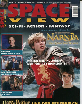 SPACE VIEW: Ausgabe 6/05, Nov/Dez 2005: Cover: Die Chroniken von Narnia, Stargat