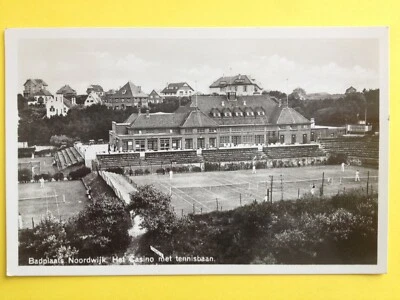 cpa Sport PAYS BAS NOORDWIJK Badplaats Het CASINO met TENNISBAAN Court de TENNIS - Photo 1/2