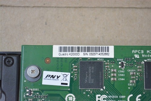 PNY nVidia Quadro K2000D Video Card PCIe 2GB GDDR5 2*DVI MiniDP - Picture 5 of 5