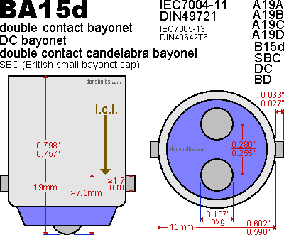 BA15D LED 27 SMD WARM WHITE INTERIOR LED LIGHT BULB - Picture 3 of 3