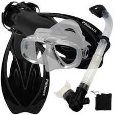 Promate Scuba Snorkeling Diving Gear Travel Combo Set
