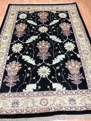 5'2'' x 7'4'' Azerbaijani Oriental Rug - Vegetable Dye - Hand Made - 100% Wool