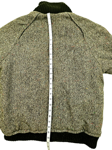 *HOT VINTAGE ITALY UNISEX DOLCE & GABBANA @ BOMBER BROWN WOOL Jacket XL (*Fit M) - Picture 16 of 16