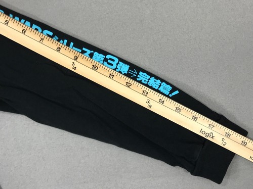 Star Wars Return of the Jedi Shirt Youth Medium Black Japanese Kanji Long Sleeve - Picture 10 of 10